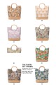 OYP6035 Patterned fabric bag with ring handle