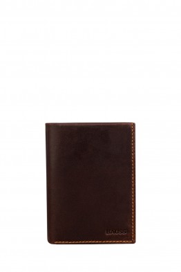 BAUSS® - B613EX RFID Leather wallet with coin pocket, European format