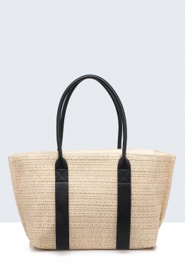 G8865-BV Synthetic straw handbag