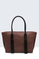 G8865-BV Synthetic straw handbag