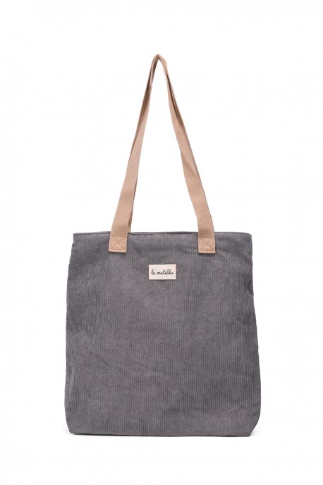 La Matilda - Tote Bag Pana Antracita M106-84
