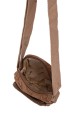 La Matilda - Pochette bandoulière téléphone ESTOMPADO MARRON M143-108
