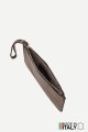Porte-monnaie Pochette plate en cuir métallisé ZE-8005