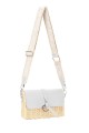YQ-70 Paper straw shoulder bag on rigid frame