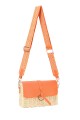 YQ-70 Paper straw shoulder bag on rigid frame