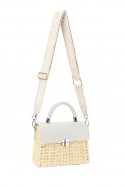 YQ-72 Paper straw shoulder bag on rigid frame