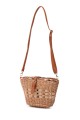 KKC154 made from paper straw shoulder bag