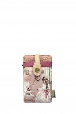 C-185-04-A26 Pochette bandoulière format téléphone synthétique Sweet & Candy