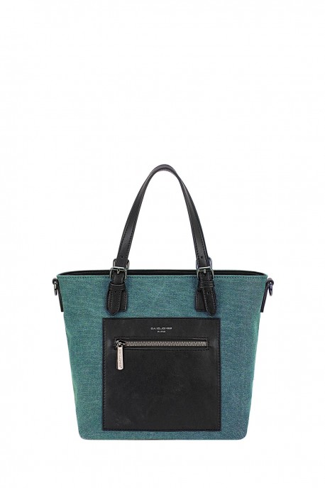 6623-1-VS Sac à main David Jones : couleur:Vert (Green)