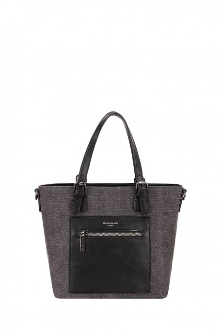 DAVID JONES 6623-1-VS handbag : colour:Black