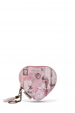 Sweet & Candy C-032-04-A26 Synthetic heart-shaped coin purse