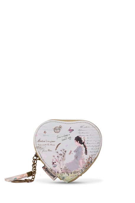 Sweet & Candy C-032-04-A26 Synthetic heart-shaped coin purse