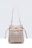20027-BV Perforated pattern purse handbag