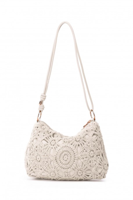 KJ656-5 Handbag made of crocheted cotton