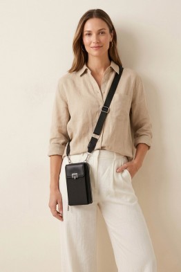 KJ250 Sac pochette à bandoulière format téléphone en synthétique