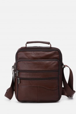 Sacoche reporter en croûte de cuir KJ7818