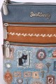XK-17-A26 Pochette "Little Kat" sac bandoulière synthétique Sweet & Candy