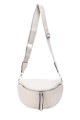 KJ1349-2 Sac banane bandoulière synthétique en paille polypropylène