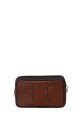KJ8602 Pochette main ceinture en croûte de cuir