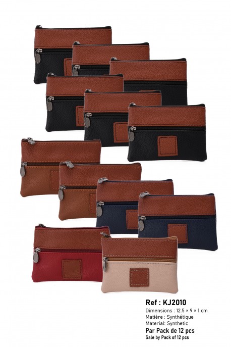 KJ2010 Porte-monnaie synthétique Kenny Jones : couleur:Pack de 12