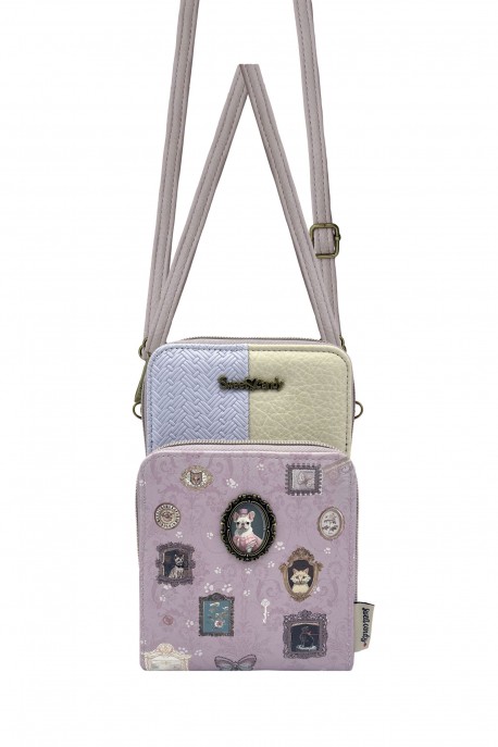 MG-134-01-A26 Pochette bandoulière format téléphone synthétique Sweet & Candy : Motif:MG-A26 C