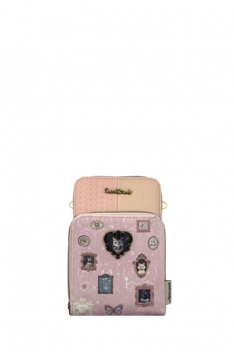 MG-134-01-A26 Pochette bandoulière format téléphone synthétique Sweet & Candy