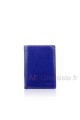Leather wallet for lady multicolor Fancil FA901 : colour:Blue