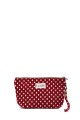 La Matilda - textile pouch makeup bag polka dot red M101-92