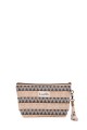 La Matilda - textile pouch makeup bag ZIGZAG DOBLE COLOR M101-114