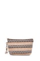 La Matilda - textile pouch makeup bag ZIGZAG DOBLE COLOR M101-114