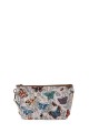 La Matilda - textile pouch makeup bag MARIPOSAS BLANCO M101-116