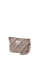 La Matilda - Pochette trousse maquillage textile ROMBOS BEIGE M101-118