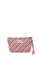 La Matilda - textile pouch makeup bag ROMBOS ROSA M101-119