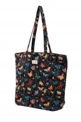 La Matilda - Big Tote Bag MARIPOSAS NEGRO M101-115