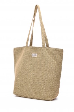 La Matilda - Big Tote Bag TRAMA MOSTAZA M101-117