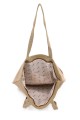 La Matilda - Big Tote Bag TRAMA MOSTAZA M101-117
