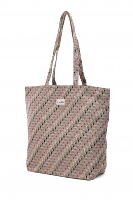 La Matilda - Grand Tote Bag ROMBOS BEIGE M101-118