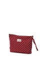 La Matilda - Grande Pochette trousse maquillage textile ROJO TOPOS M115-92