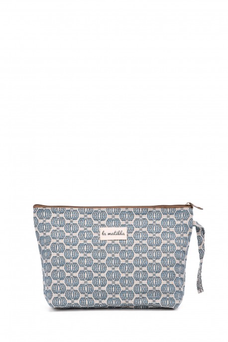 La Matilda - Grande Pochette trousse maquillage textile FAROL M115-113