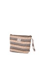 La Matilda - Large textile pouch makeup bag ZIGZAG DOBLE COLOR M115-114