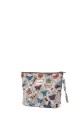 La Matilda - Grande Pochette trousse maquillage textile MARIPOSAS BLANCO M115-116