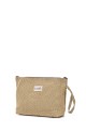 La Matilda - Large textile pouch makeup bag TRAMA MOSTAZA M115-117