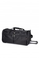 B-888-2 Grand sac voyage en textile avec roulettes David Jones