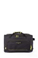 BA-6046-1 Sac voyage à roulettes en textile David Jones