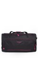 BA-6046-2 Sac voyage à roulettes en textile David Jones