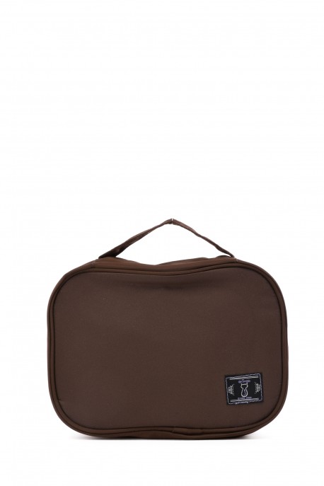 Trousse de maquillage A08-AG2 : couleur:Marron (Brown)