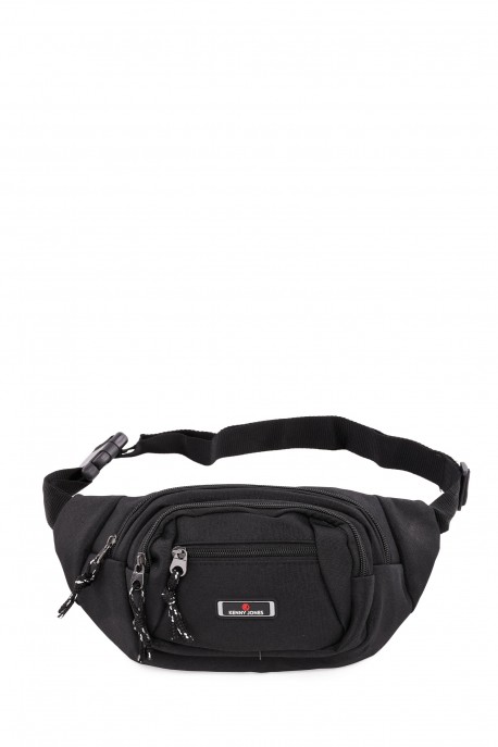 KJ3141 Banane textile : couleur:Noir (Black)