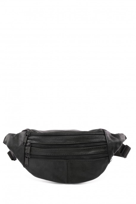 KJ88702 Split leather bum bag