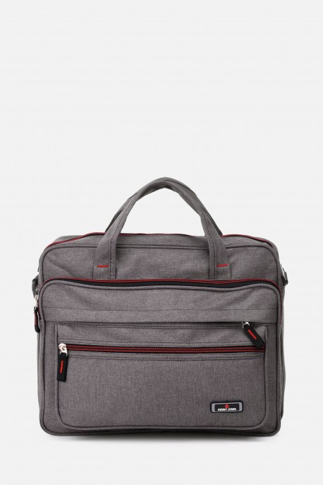 Cartable reporter textile KJ818721 : couleur:Gris (Grey)