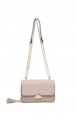 W61116 Flap handbag with sliding chain handle
